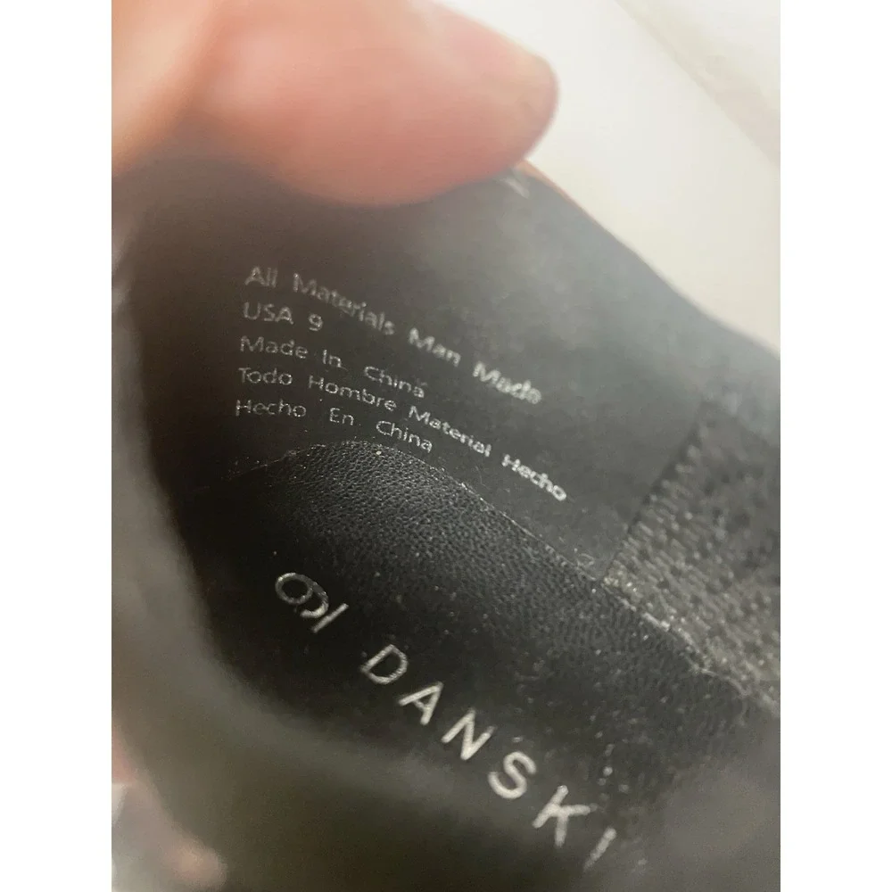 Danskin Tap Shoes Girls Black Patent Mary‎ Jane Dance Shoes Size 9
